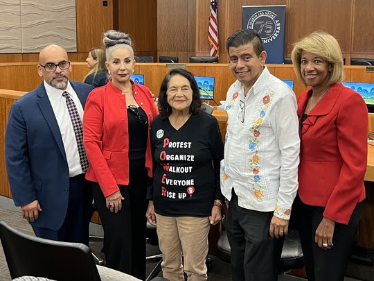 Dolores Huerta and Council