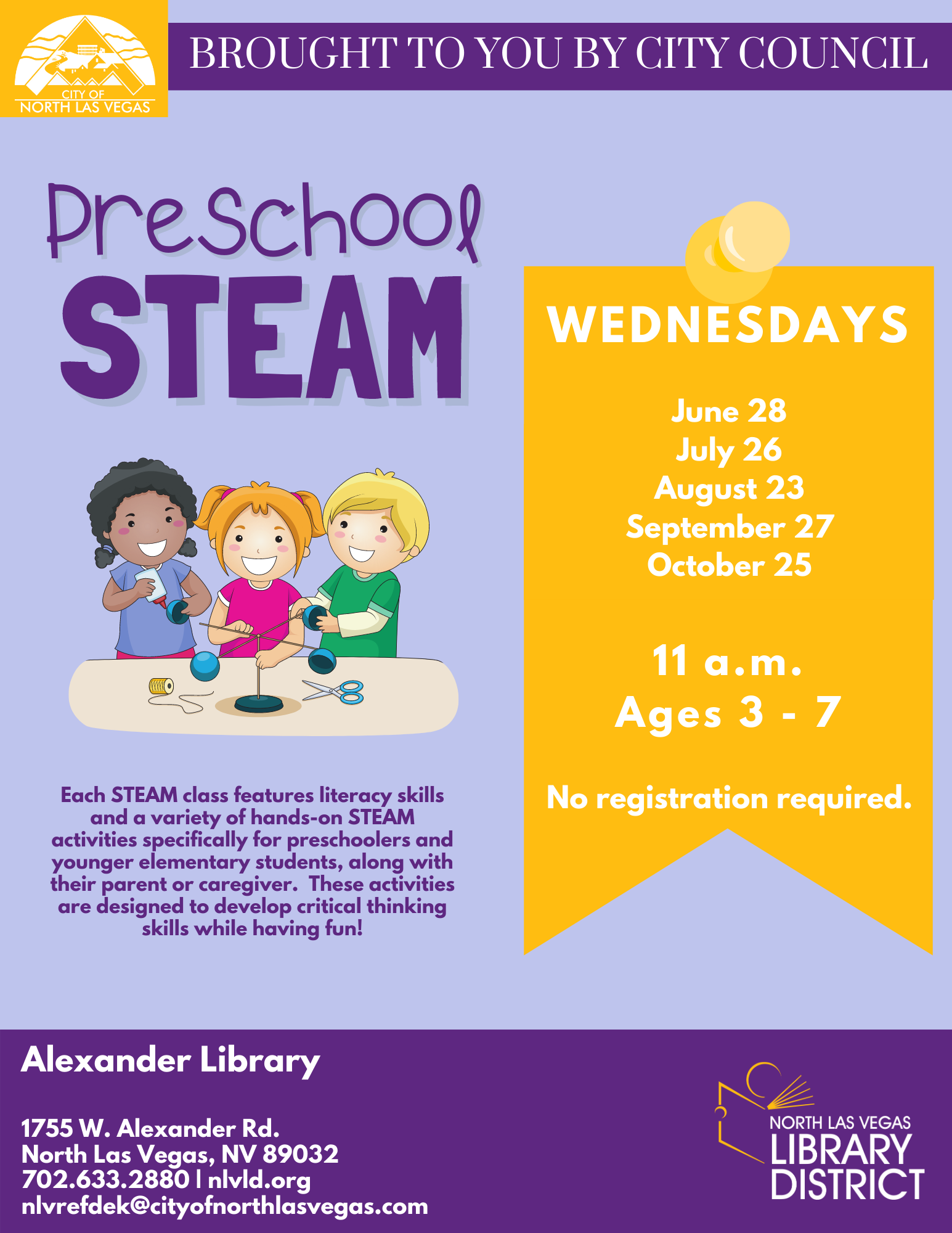 PRESCHOOL STEAM_JULY TO OCT 2023