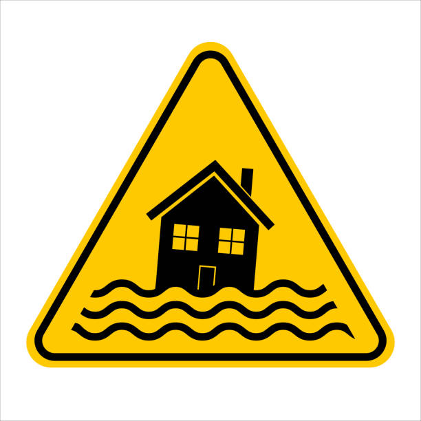 YELLOW FLOODING HAZARD ICON